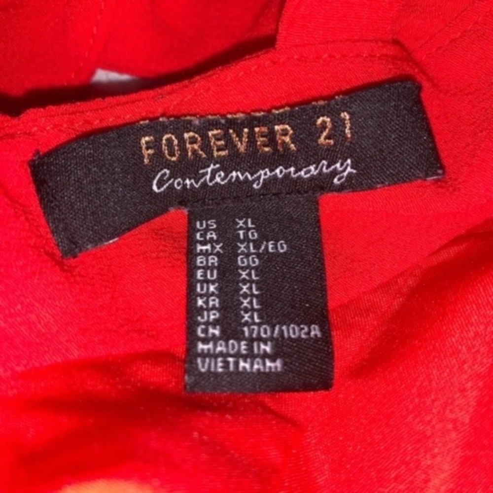 Forever 21 Red Midi Dress - Picture 8 of 8